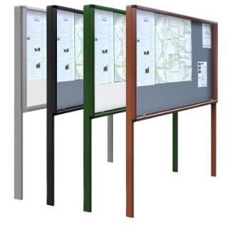 Gablota zewn. wolnostojąca GOZ-WL 100x100x200+50cm do wkopania