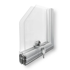 Gablota wisząca zewnętrzna REV7Z ( 16xA4 ) aluminiowa REVERSO