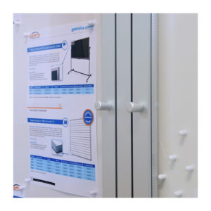 Gablota zewnętrzna dwudrzwiowa wolnostojąca VCD-WL 120x103cm h200+50cm