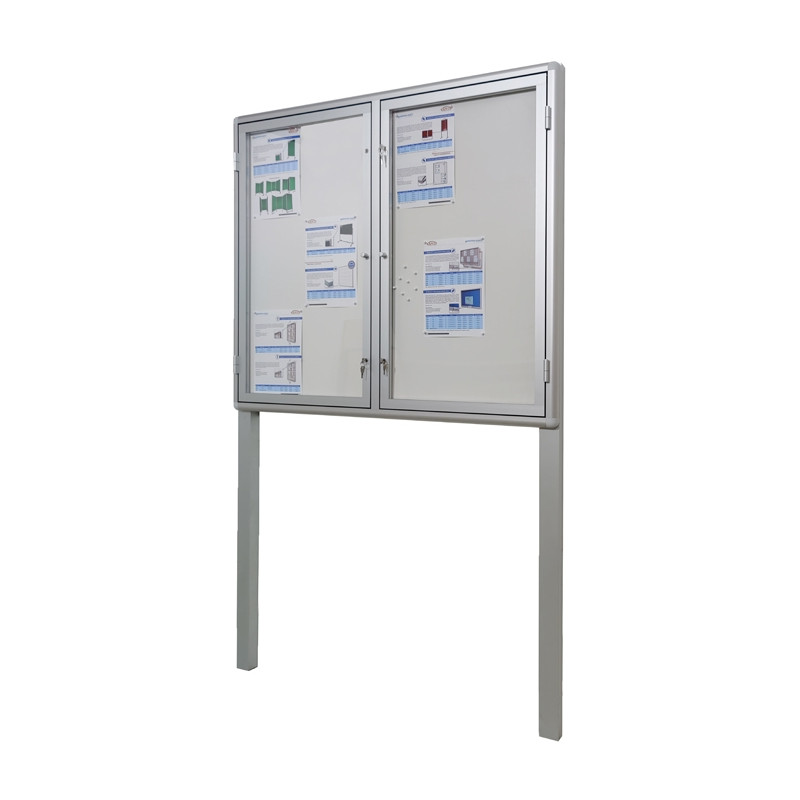 Gablota zewnętrzna dwudrzwiowa wolnostojąca VCD-WL 150x103x3cm h200+50cm