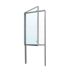 Gablota zew. wolnostojąca GOZ-WL 70x100cm h200cm+50cm do wkopania
